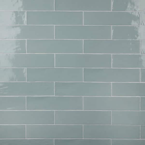 Merola Tile Chester Acqua 3 in. x 12 in. Ceramic Wall Tile WNU32CAQ ...