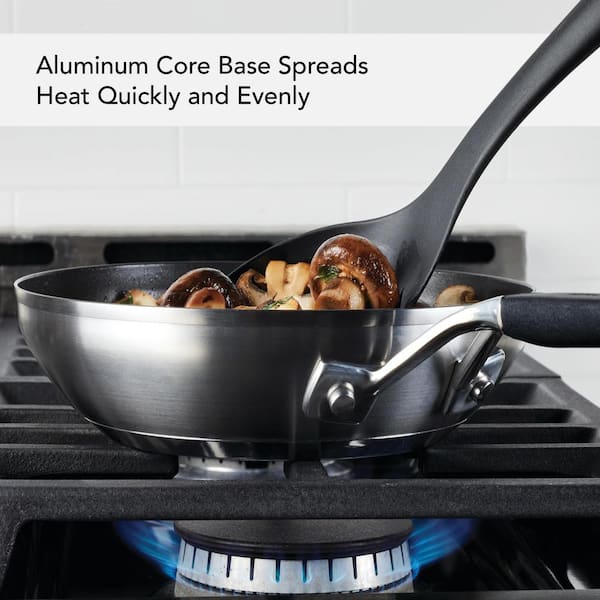 KitchenAid Frying Pan Multi-Ply Stainless Steel - ø 24 cm