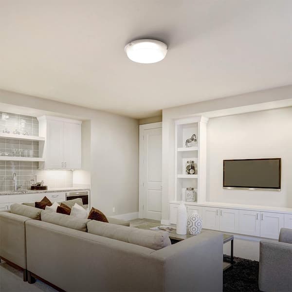 KODA Round 14 in. 120-Watt Equivalence 1-Light Dimmable KODA Round 14 in. 120-Watt Equivalence 1-Light Dimmable
