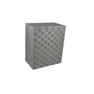 Liberty Charcoal Grey Standard Hamper in 24 Ply Natural Cord, Lined