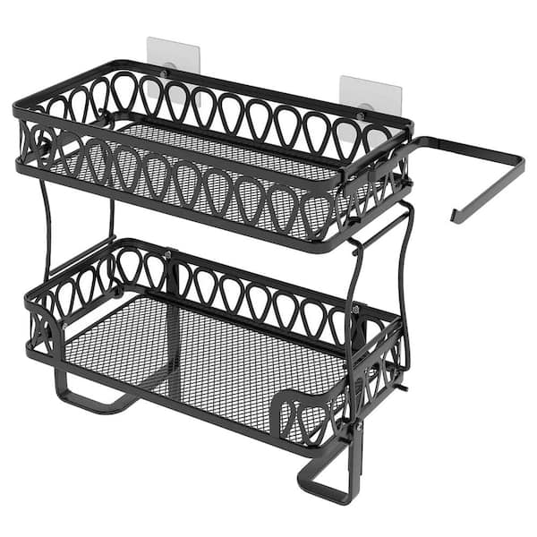 Amucolo Stacking Shower Caddy Shelf Toilet Rack 3-Layer Bathroom