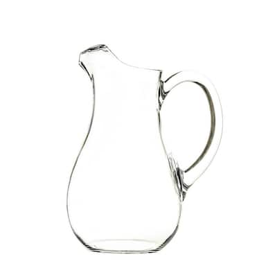 Home Basics 60.8 fl. oz. Clear Glass Plastic Pitcher with No-Mess Pouring  Spout and Solid Grip Handle HDC64692 - The Home Depot
