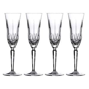 Maxwell 4 oz. Champagne Flute Glass Set (Set of 4)