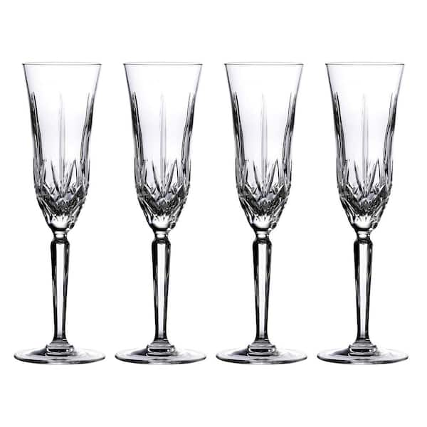 Ideaal zo Goedaardig Marquis By Waterford Maxwell 4 oz. Champagne Flute Glass Set (Set of 4)-40033790  - The Home Depot