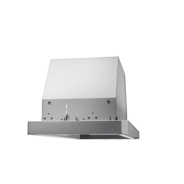 Zephyr ZPIE30AG290 30 Inch Under Cabinet Range Hood with 3-Speed/290 CFM  Blower, Mechanical Slide Controls, Halogen Lighting, Aluminum Mesh Filters,  Low-Profile Body, Multiple Color Options, and UL Listed: Stainless Steel  Trim with