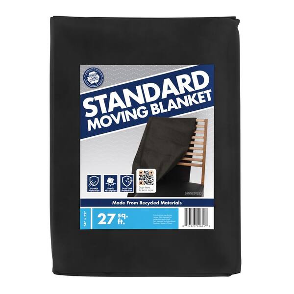Pratt Retail Specialties 54 in. L x 72 in. W Standard Moving Blanket (2-Pack)