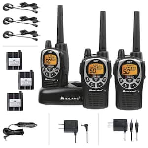 Extended 36 Mile Range Rechargeable Waterproof Digital 2-Way Radio with Charger 3-Pack