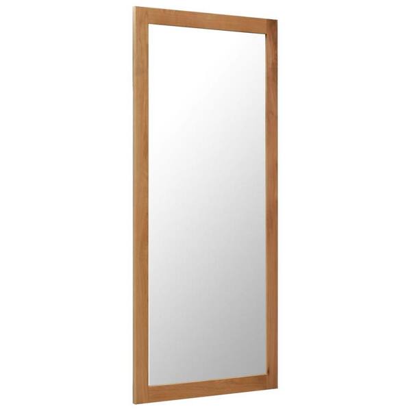 Unbranded 19.6 in. W x 55.1 in. H Rectangular Wood Framed Wall Mount Modern Decor Bathroom Vanity Mirror
