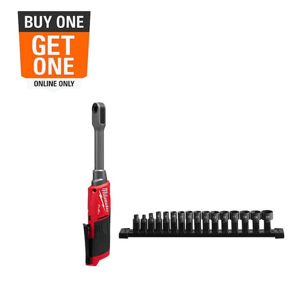 M12 FUEL INSIDER 12V Lithium-Ion Brushless Cordless 1/4 in. - 3/8 in. Extended Reach Box Ratchet (Tool-Only)