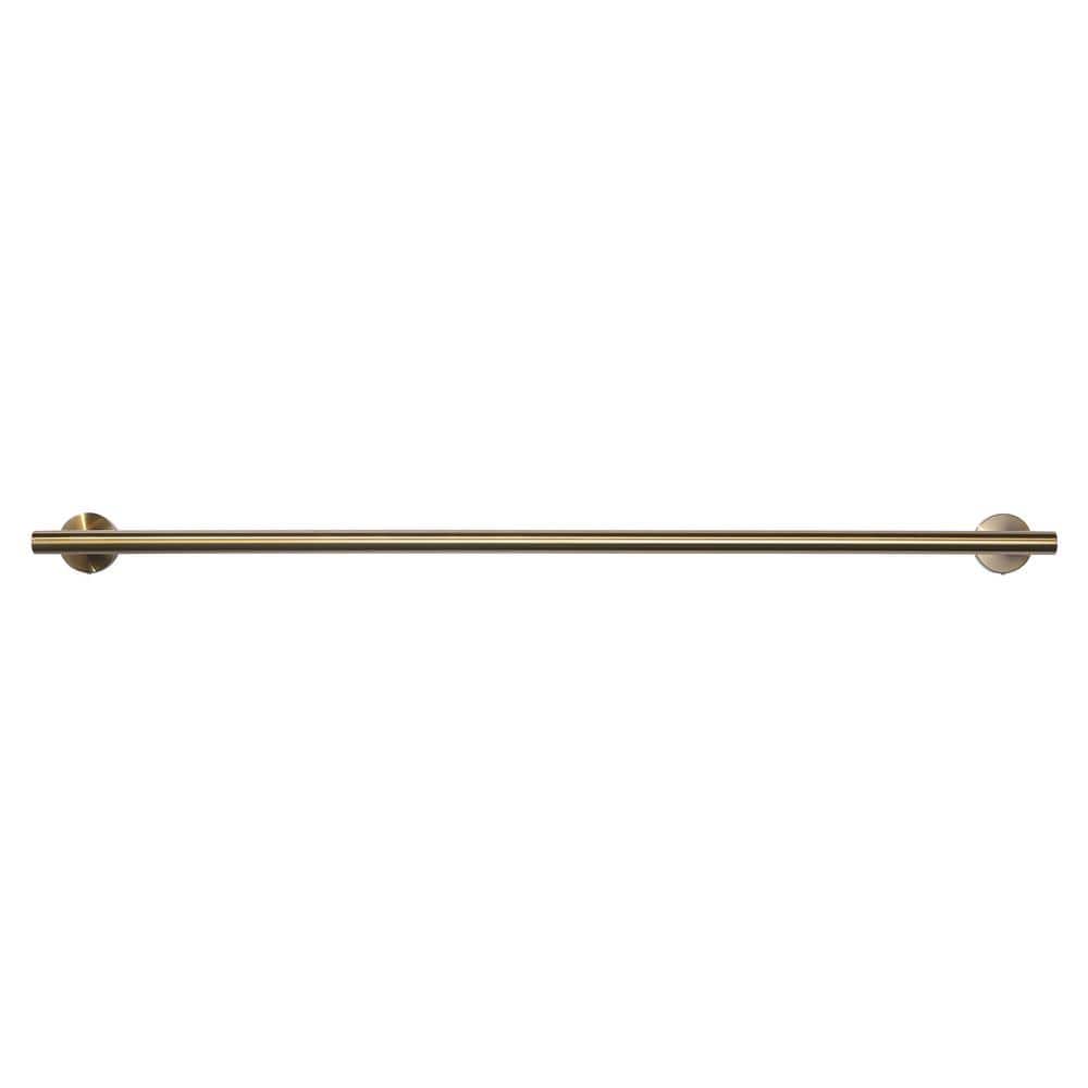 Brushed Gold Stainless Steel 32" Wall Mounted Double Towel Bar