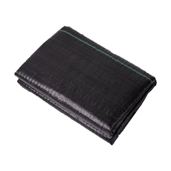 Phewnyzo 2.4oz 3FTx50FT Durable Weed Barrier Landscape Fabric Ground Cover Mat Woven Geotextile for Weed Control & Stabilization