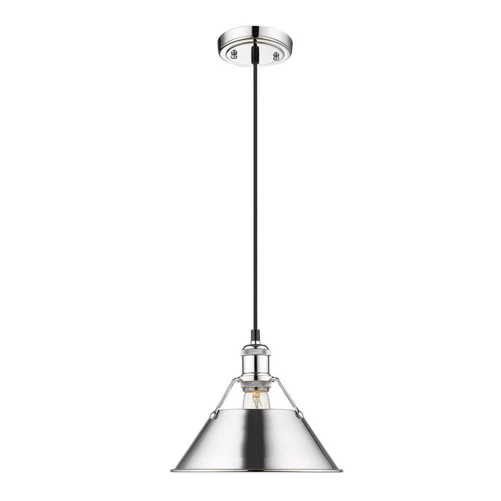 Orwell 1-Light Chrome with Chrome Shade Standard Pendant price history on PriceWatchPro