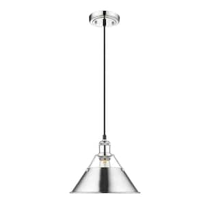 Orwell 1-Light Chrome with Chrome Shade Standard Pendant