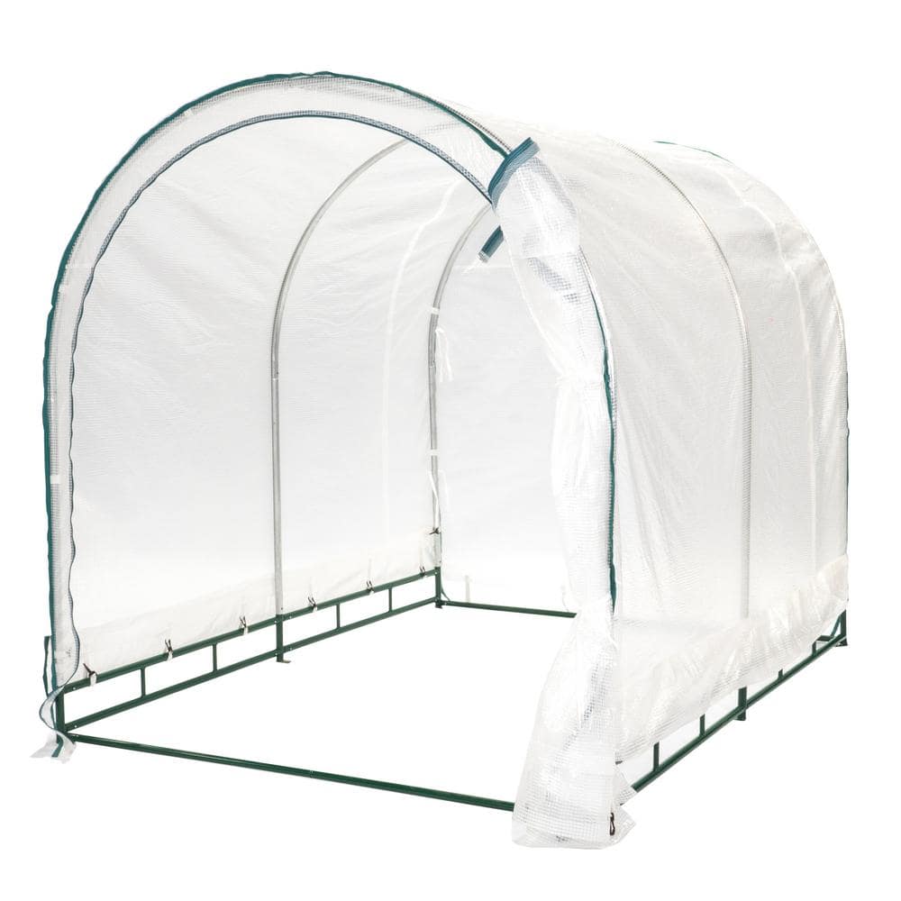 TrueShelter 72 in. W x 96 in. D x 78 in. H Portable Greenhouse GH68 - The  Home Depot