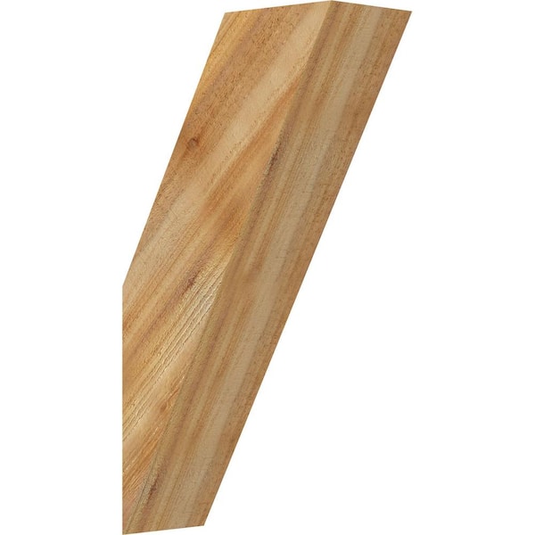 Ekena Millwork 6"W x 14"D x 26"H Traditional Rough Sawn Knee Brace, Western Red Cedar