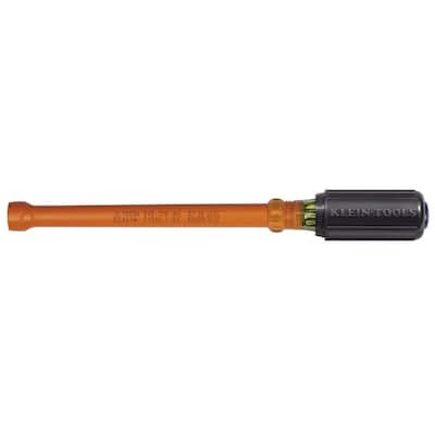 3/8 in. Insulated Nut Driver with 6 in. Hollow Shaft- Cushion Grip Handle