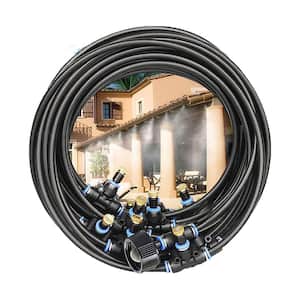 Sufficient 60 ft. Misting Cooling System for Backyard and Outdoor Patio