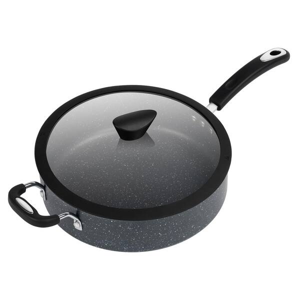 Ozeri Stone Earth All-in-One Sauce Pan, 5L (5.3 qt), [COLORS