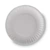 Dixie Clay Coated Paper Plates, 6 Dia, White, 100/Pack