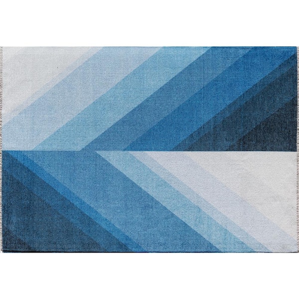 Unbranded Maisie True Blue Area Rug - 2 X 4