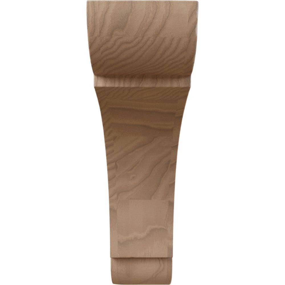 Small Mahogany Wood Corbel Bracket 1.75" x 6" x 6"
