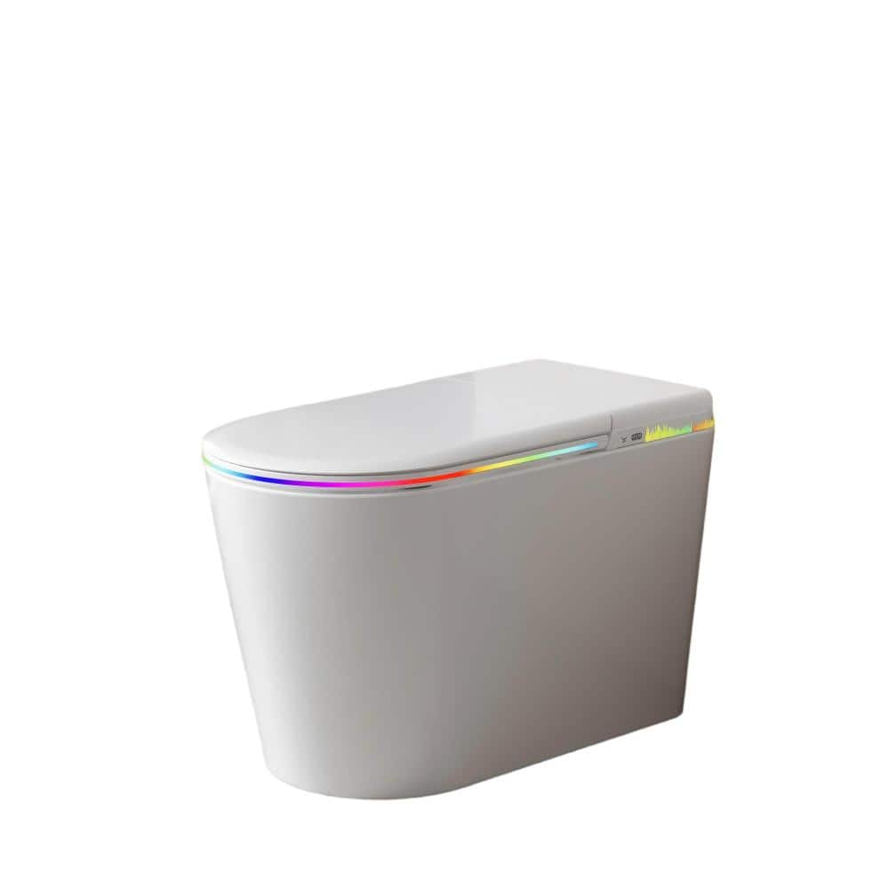 Smart Toilet with Bidet Built-in,One Piece Toilet with Foam Shield,Auto Open/Close Lid,Heated Seat price history on PriceWatchPro