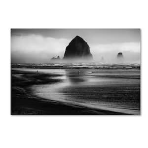 Cannon Beach by Martin Rak Floater Frame Nature Wall Art 12 in. x 19 in.
