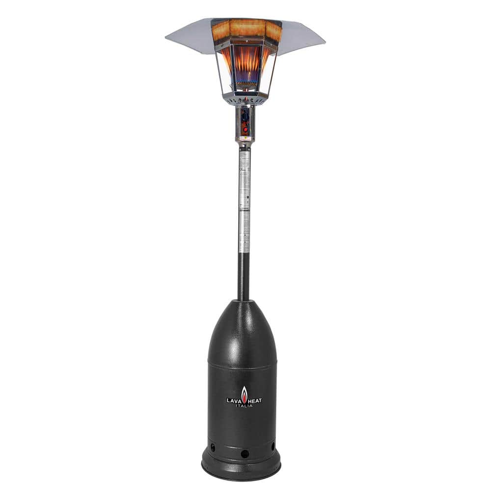 82 in. 40,000 BTU Hammered Black Hexagonal Glass Liquid Propane Patio Heater price history on PriceWatchPro