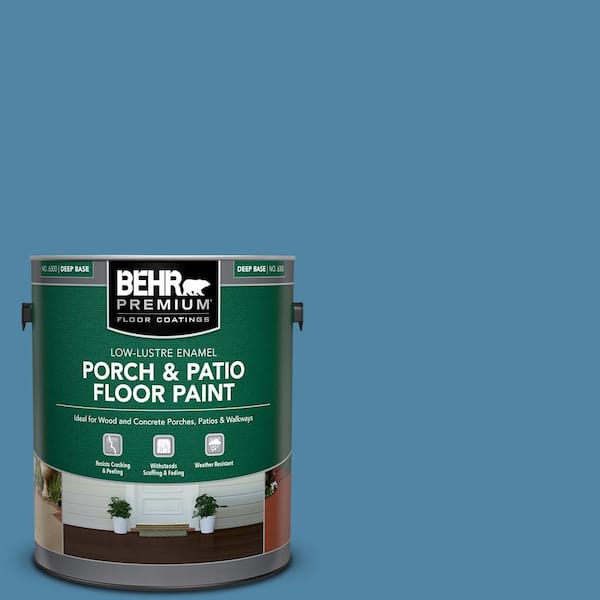 BEHR PREMIUM 1 gal. #M500-4 Hemisphere Low-Lustre Enamel Interior/Exterior Porch and Patio Floor Paint