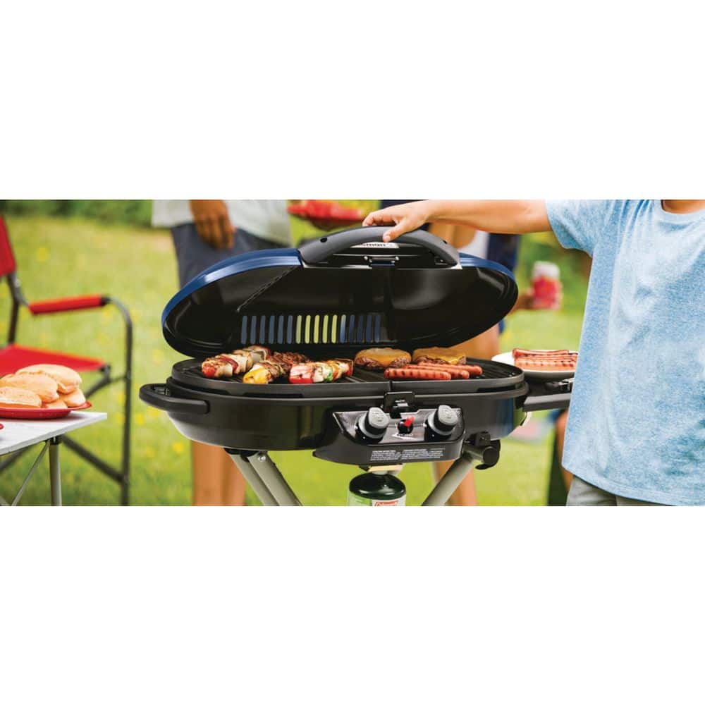 Coleman Blue and Black Portable Propane Gas Grill