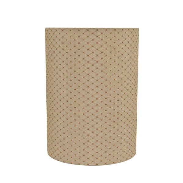 Aspen Creative Corporation 8 in. x 11 in. Beige Drum/Cylinder Lamp Shade