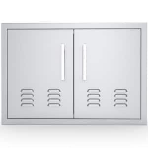 Signature Series 30 in. 304 Stainless Steel Double Access Door with Vents