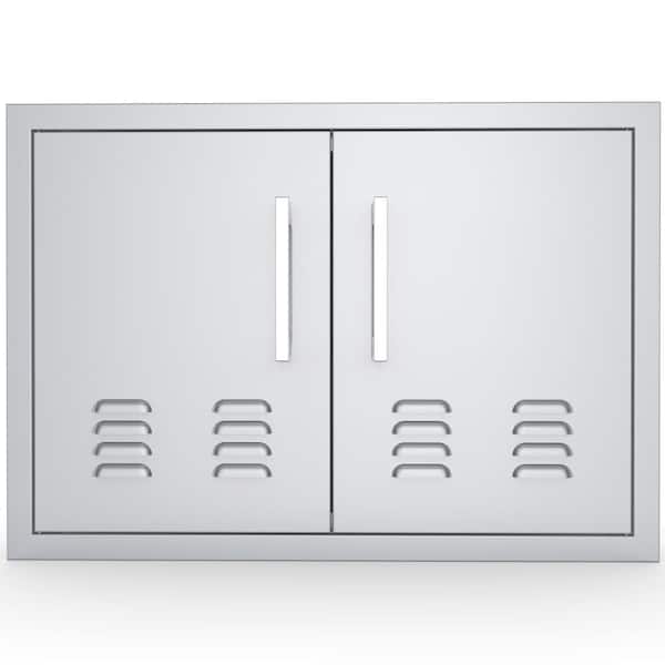 Sunstone Signature Series 30 in. 304 Stainless Steel Double Access Door with Vents