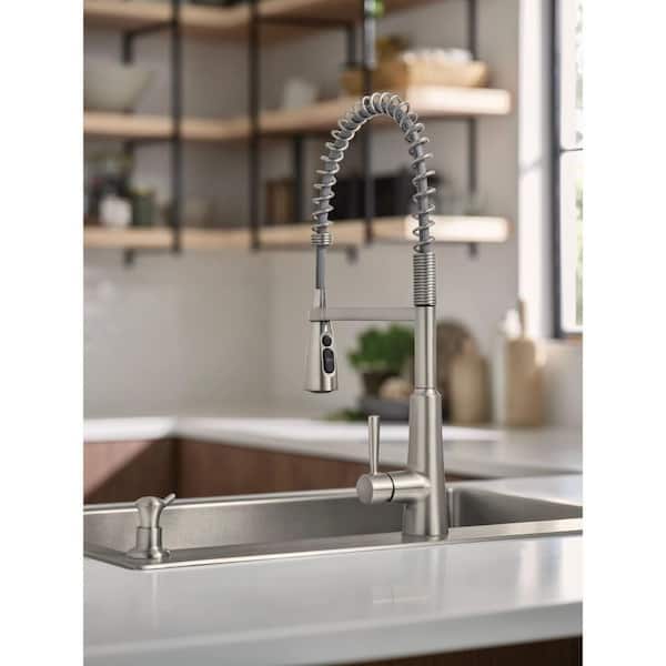 MOEN Reza 33 in. Drop-In/Undermount Single Bowl Stainless Steel