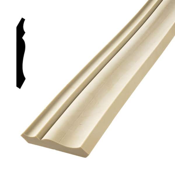 HD 049 9/16 in. x 3-5/8 in. x 144 in. Polyurethane Flexible Crown Moulding