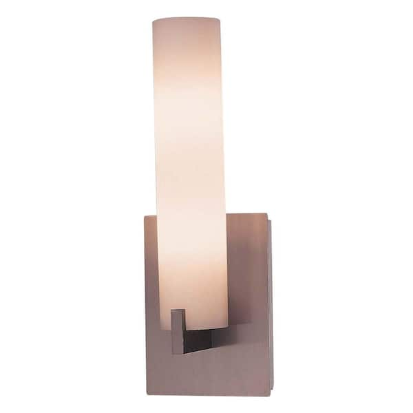 George Kovacs Tube 2-Light Brushed Nickel Bath Wall Sconce