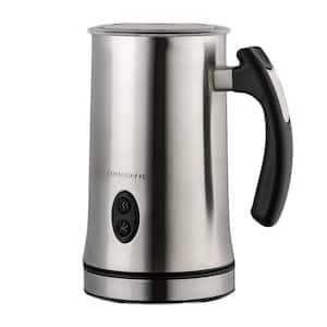 Deluxe Series 10 oz. Stainless Steel Electric Milk Frother with Detachable Base