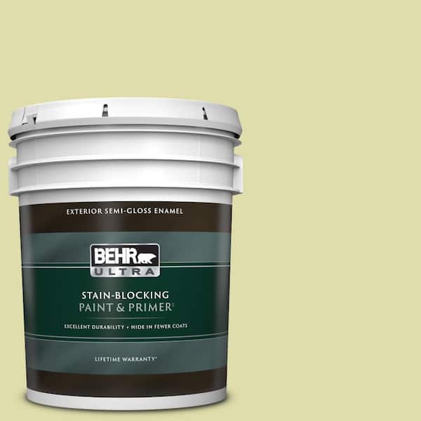 BEHR ULTRA 5 gal. #P360-3 Tonic Semi-Gloss Enamel Exterior Paint & Primer