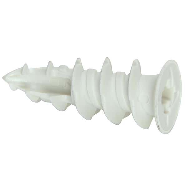 #8 Nylon EZ Wall Anchors without Screws (100 per Pack)