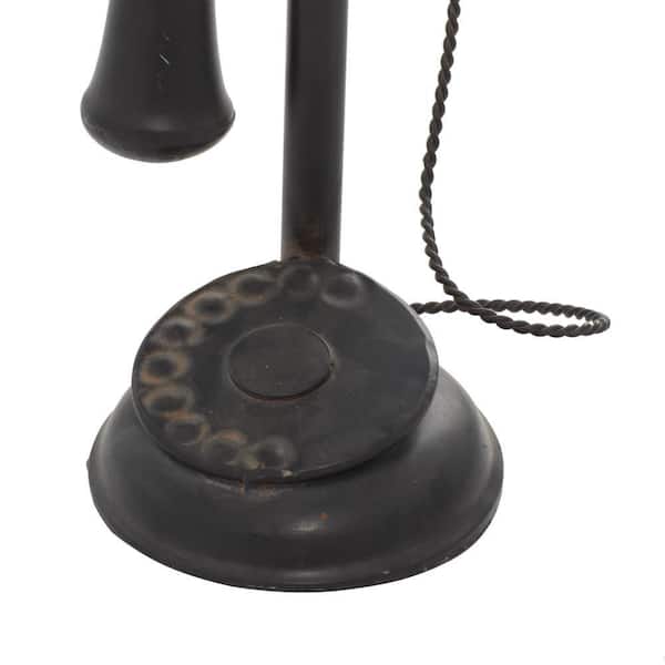 Metal Antique Phone Sculpture