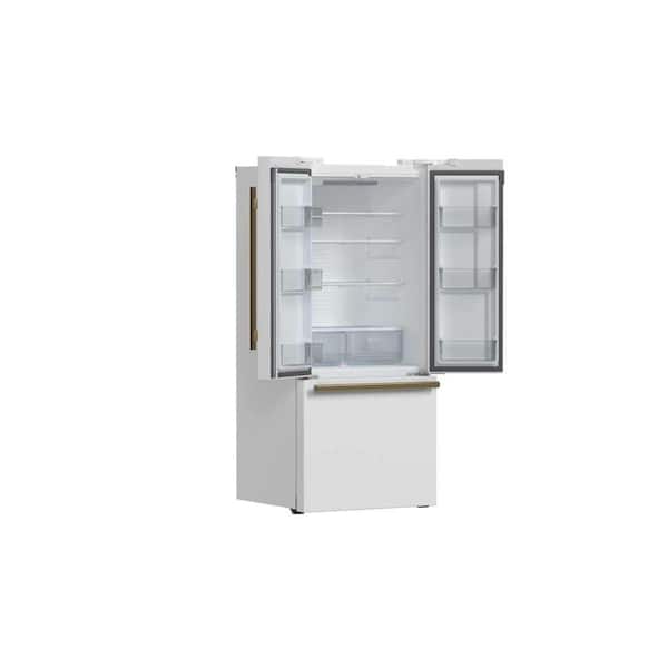 Forno Espresso Gallipoli 30 in. French Door White Refrigerator