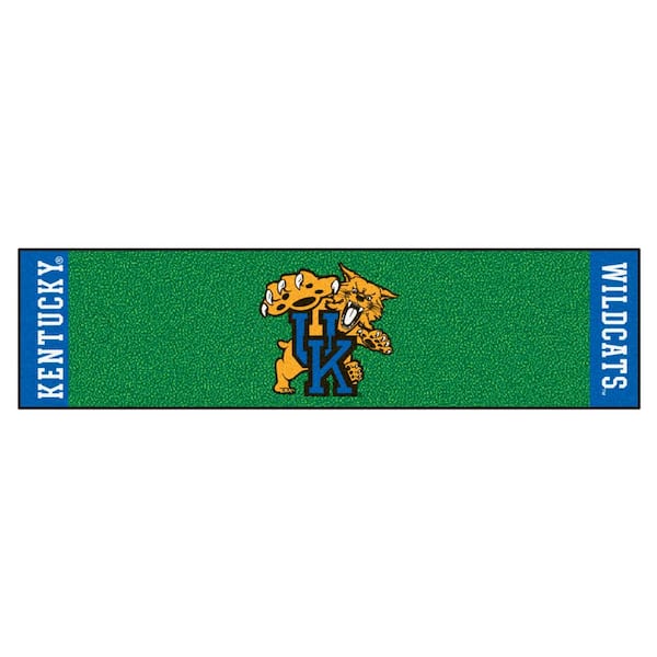 FANMATS NCAA University of Kentucky 1 ft. 6 in. x 6 ft. Indoor 1-Hole Golf Practice Putting Green