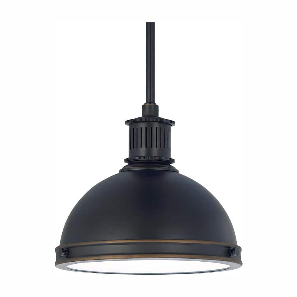 Pratt Street Metal 1-Light Autumn Bronze Pendant with LED Bulb price history on PriceWatchPro