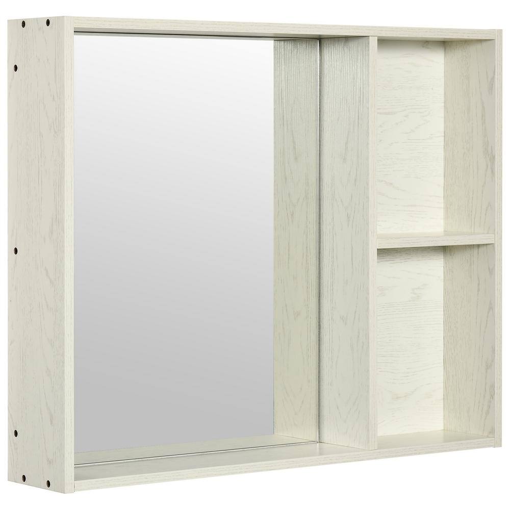 31.5 in. W x 25.5 in. H Rectangular MDF Medicine Cabinet with Mirror, Over Toilet Bathroom Cabinet Wall Mounted price history on PriceWatchPro