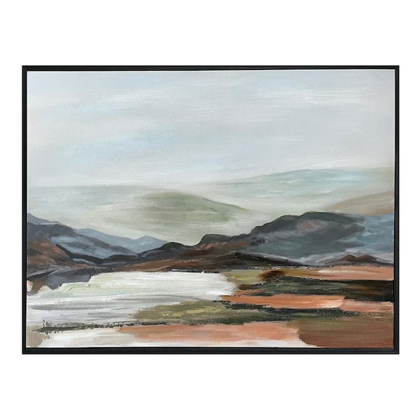 Mariselle Mountain Landscape, 1-Piece, Framed Canvas Art Print 26 in. x 34 in.