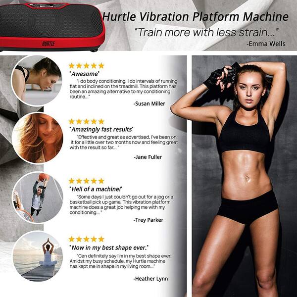 Hurtle fitness vibration platform best sale workout machine