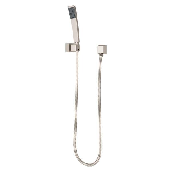 Pfister Kenzo 1-Spray 1.84 in. Single Wall Mount Low Flow Handheld Shower Head in Brushed Nickel