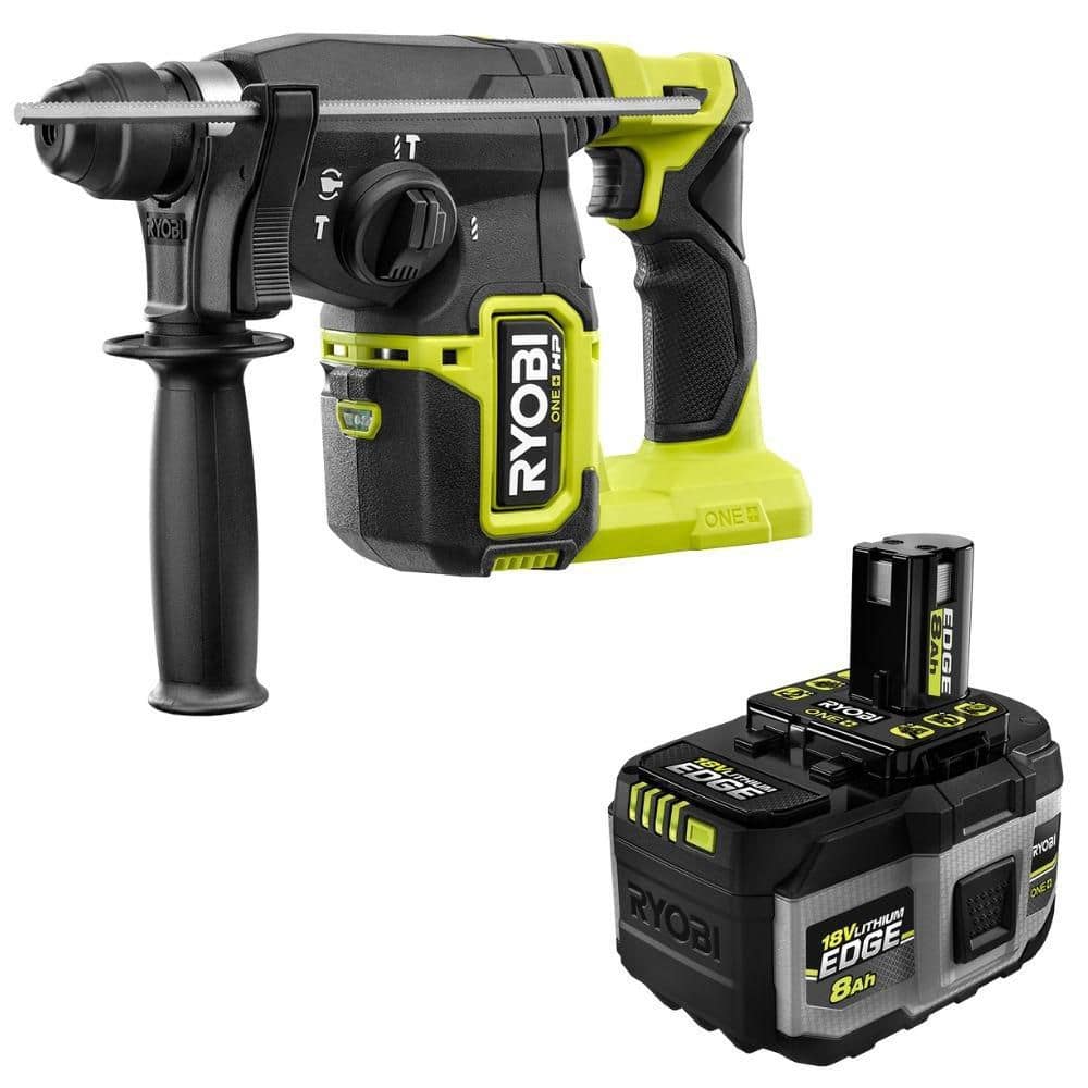 ONE+HP 18V Brushless Cordless 1 in. SDS-Plus Rotary Hammer Drill with ONE+18V 8.0 Ah HIGH PERFORMANCE EDGE Battery price history on PriceWatchPro