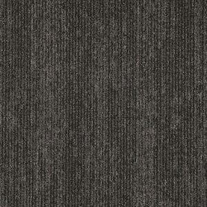 Mohawk 24 In X 24 In Textured Loop Carpet Sample Elite Color Lead   Ebony Mohawk Eb310 989 64 300 