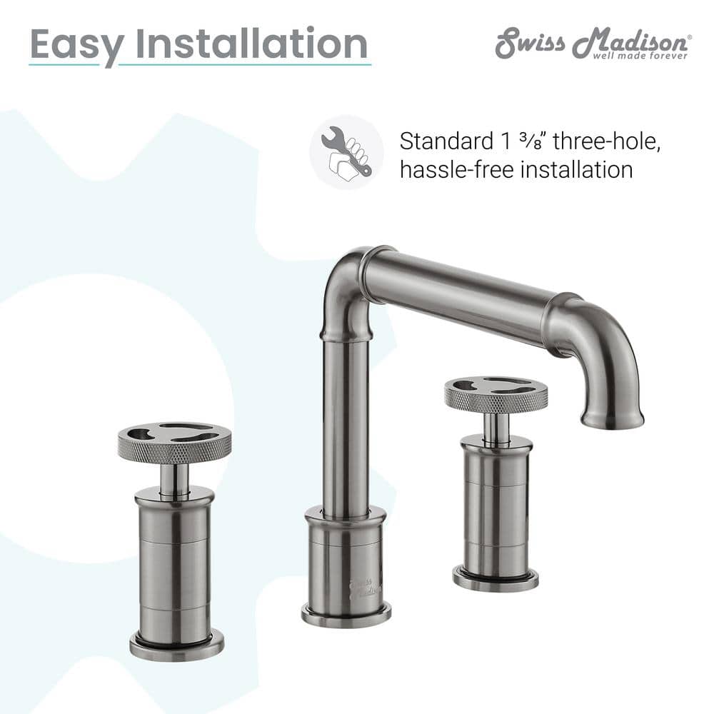 Avallon 8" Brushed Nickel Widespread Bathroom Faucet